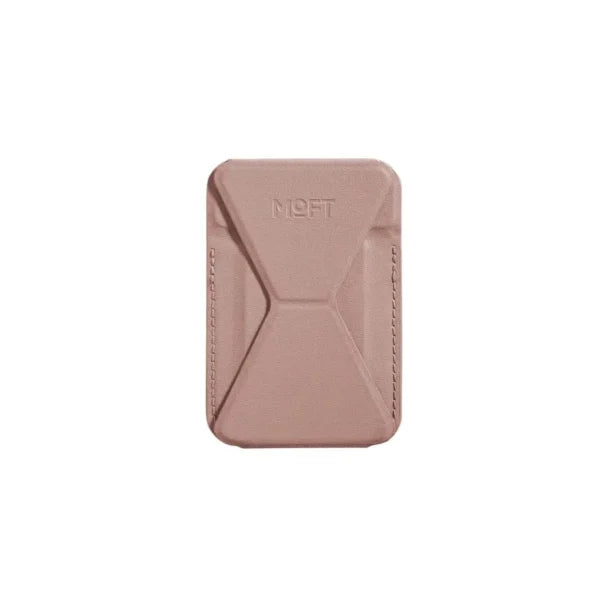 MOFT Snap-On iPhone Stand & Wallet - Peach pink(MOVAS) MOFT Snap-On iPhone Stand & Wallet - Peach pink(MOVAS)