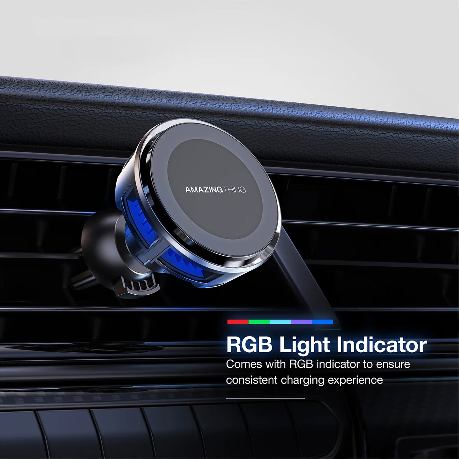 Amazingthing Thermo-cooling Mag 15w Car Mount With 1.2m Usb-c to Usb-c Cable Amazingthing Thermo-cooling Mag 15w Car Mount With 1.2m Usb-c to Usb-c Cable