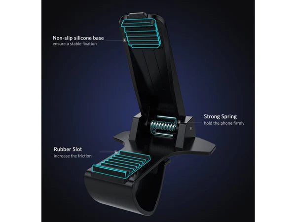 UGREEN dashboard phone holder with clip for all smartphones UGREEN dashboard phone holder with clip for all smartphones