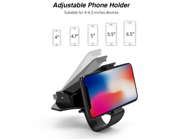 UGREEN dashboard phone holder with clip for all smartphones UGREEN dashboard phone holder with clip for all smartphones
