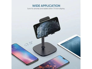 UGREEN Universal Mobile Phone Table Stand Adjustable White - ALAMAT