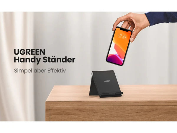 UGREEN Adjustable Smartphone Cell Phone Table Mount Stand Black UGREEN Adjustable Smartphone Cell Phone Table Mount Stand Black