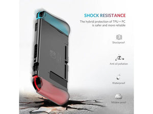 UGREEN Nintendo Switch Rubber Protective Case Transparent Black - ALAMAT