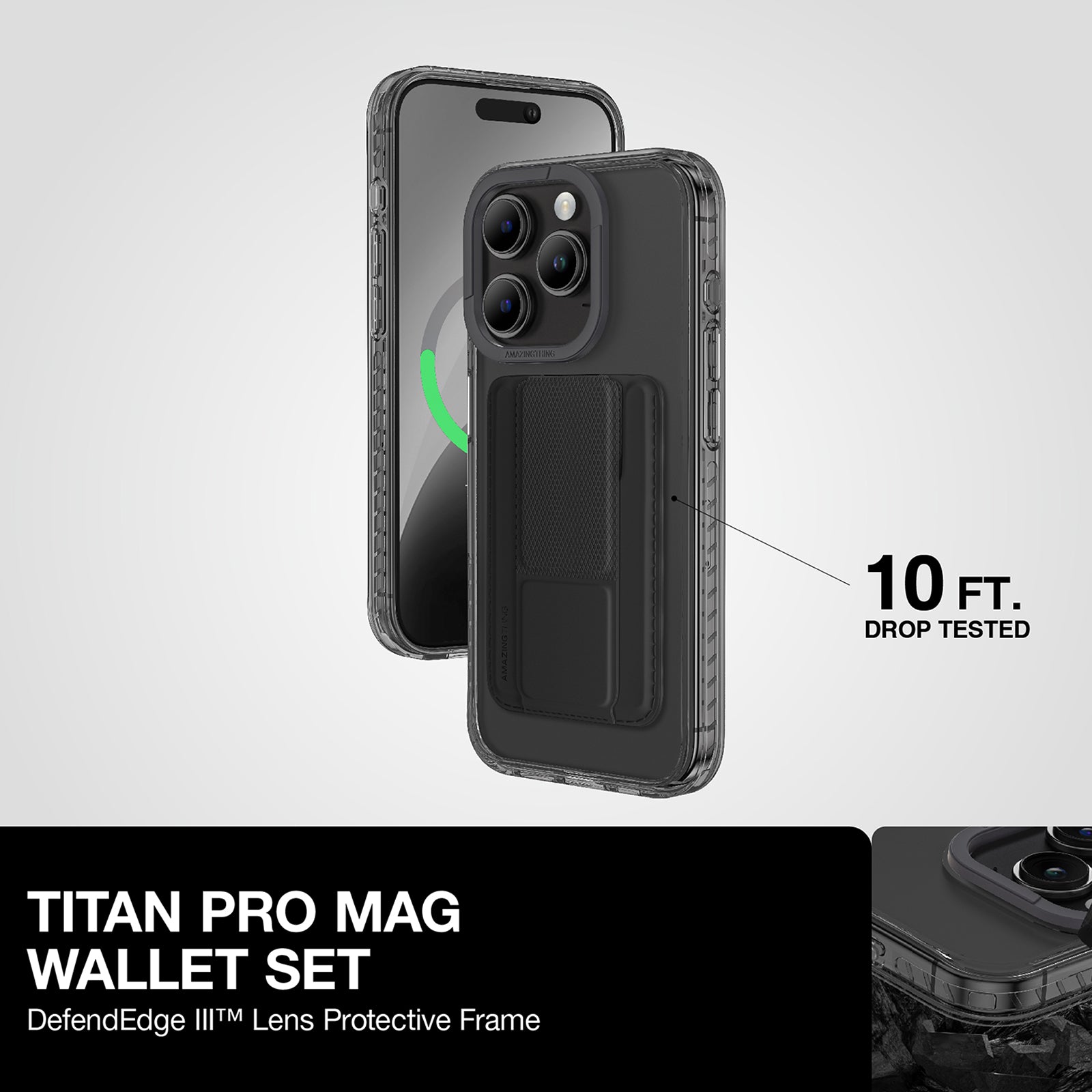 AMAZING THING TITAN PRO MAG WALLET DP CASE FOR IPHONE 15 PRO MAX 2023 AMAZING THING TITAN PRO MAG WALLET DP CASE FOR IPHONE 15 PRO MAX 2023