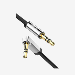 UGREEN 3.5mm Male to 3.5mm Male Straight to Angle Flat Cable 3M.