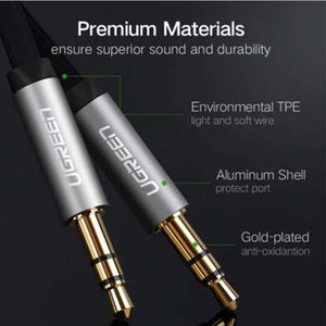 UGREEN 3.5mm Male to 3.5mm Male Cable Gold-Plated alamat.me
