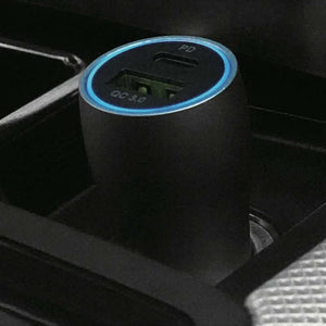 Grenoplus Dual port Car Charger 45W – SpaceGrey doha qatar www.alamat.me