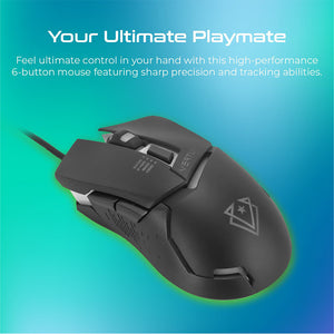 Vertux Dominator Quick Response Ergonomic Gaming Mouse alamat.me